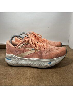 Brooks Ghost Max Womens Size 8.5 Orange Athletic Running Walking Shoes